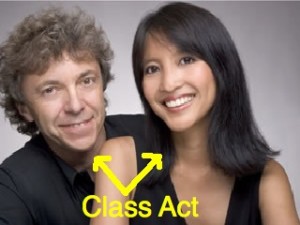 Pascal Roge with wife Ami